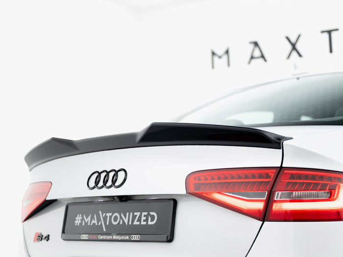 Audi S4 Sedan B8 Facelift Spoiler CAP 3D - Maxton Design