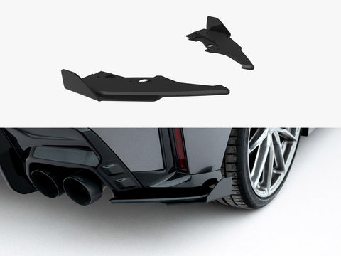 Maxton Design - Street PRO Rear Side Splitters V.2 + Flaps BMW M135i F70