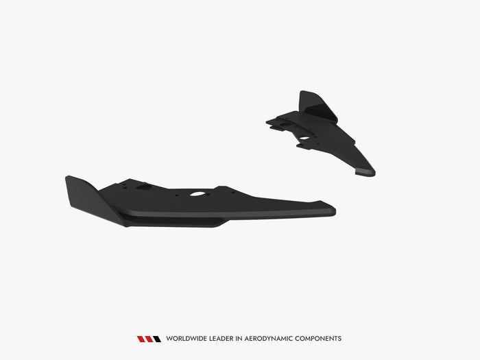 Maxton Design - Street PRO Rear Side Splitters V.2 + Flaps BMW M135i F70