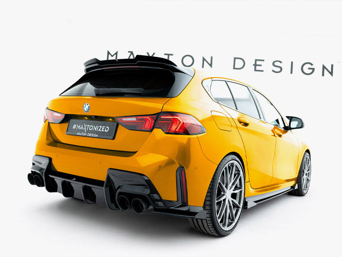 Maxton Design - Street PRO Rear Side Splitters V.2 + Flaps BMW 1 M-Pack F70