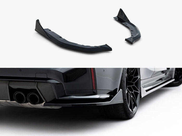 BMW M3 Sedan / Touring G80 / G81 Rear Side Splitters V.5 - Maxton Design