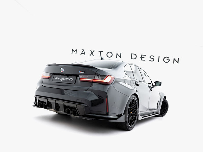 BMW M3 Sedan / Touring G80 / G81 Rear Side Splitters V.5 - Maxton Design