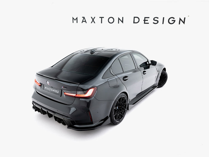 BMW M3 Sedan / Touring G80 / G81 Rear Side Splitters V.5 - Maxton Design