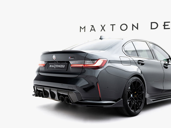 BMW M3 Sedan / Touring G80 / G81 Rear Side Splitters V.5 - Maxton Design