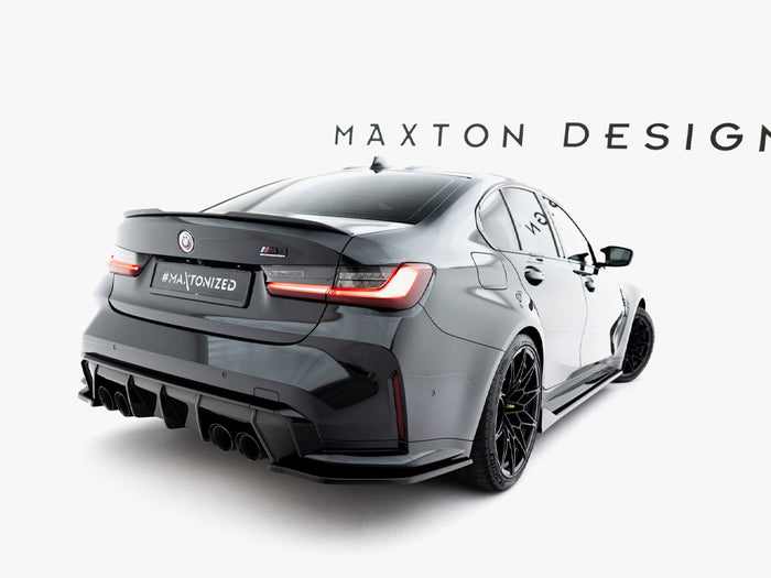 BMW M3 Sedan / Touring G80 / G81 Rear Side Splitters V.3 - Maxton Design