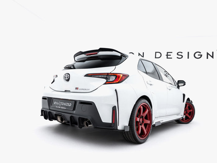Maxton Design - Street PRO Rear Side Splitters + Flaps Toyota GR Corolla Mk12