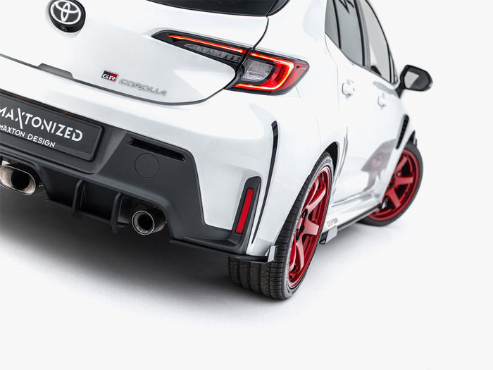 Maxton Design - Street PRO Rear Side Splitters + Flaps Toyota GR Corolla Mk12
