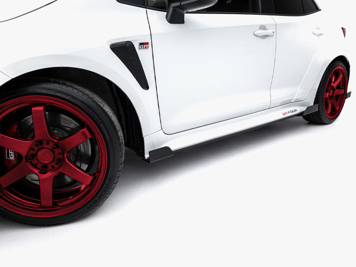 Maxton Design - Street PRO Side Skirts Diffusers + Flaps Toyota GR Corolla Mk12