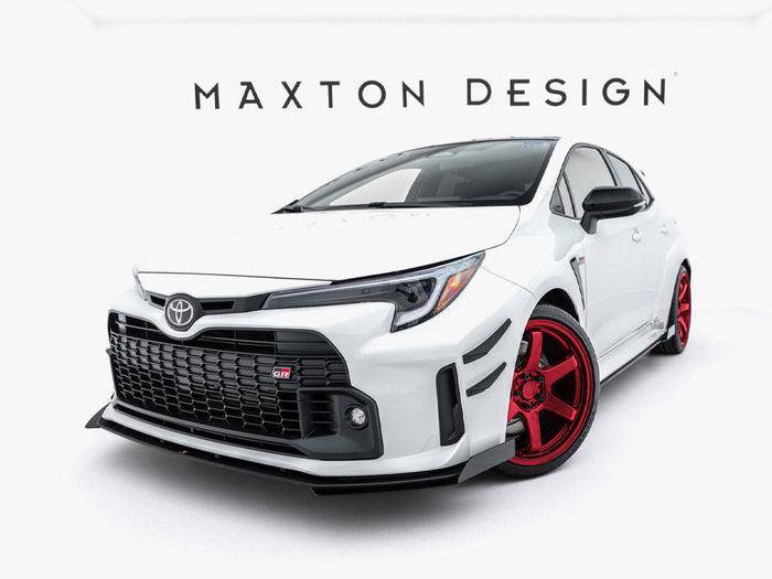 Maxton Design - Street PRO Front Splitter + Flaps Toyota GR Corolla Mk12
