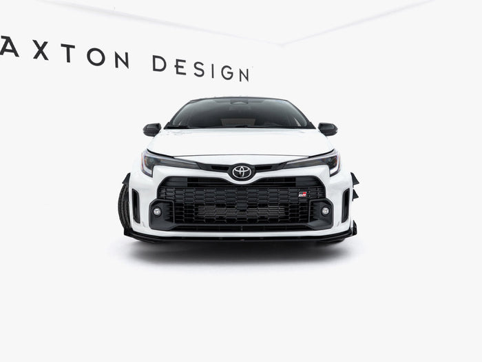 Maxton Design - Street PRO Front Splitter + Flaps Toyota GR Corolla Mk12