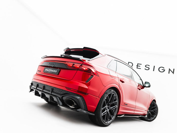 Maxton Design - Lower Spoiler CAP V.2 Audi RSQ8 Mk1 Facelift