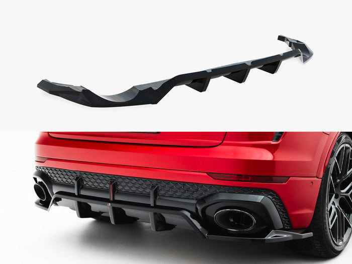 Audi RSQ8 Mk1 Facelift Rear Splitter (Vertical Bars) - Maxton Design