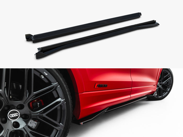 Audi RSQ8 Mk1 Facelift Side Skirts Diffusers - Maxton Design