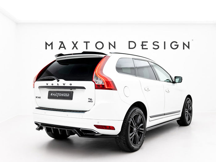 Volvo XC60 Mk1 Facelift Rear Splitter (Vertical Bars) - Maxton Design