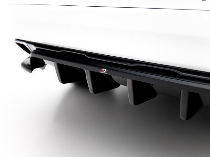 Volvo XC60 Mk1 Facelift Rear Splitter (Vertical Bars) - Maxton Design