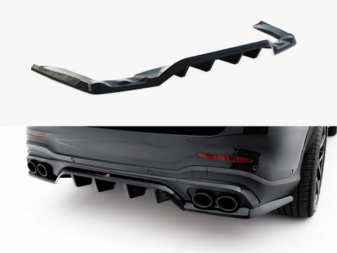 Mercedes-AMG GLC 43 SUV X253 Facelift Rear Splitter (Vertical Bars) - Maxton Design