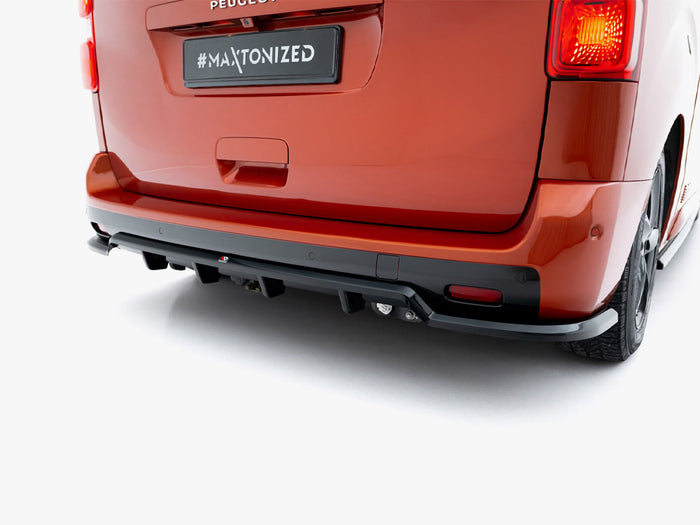 Peugeot Expert Mk 3 Rear Splitter (Vertical Bars) - Maxton Design