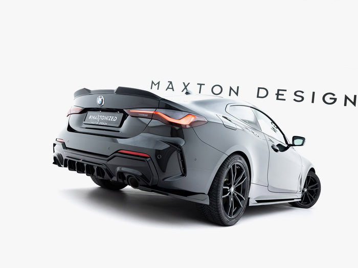 BMW 4 M-Pack G22 / G23 / G22 Facelift / G23 Facelift Rear Side Splitters V.8 - Maxton Design
