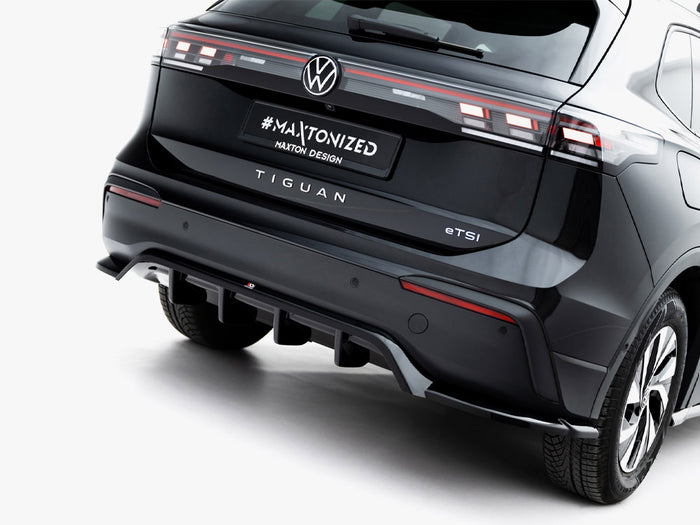 Volkswagen Tiguan Mk3 Rear Splitter (Vertical Bars) - Maxton Design