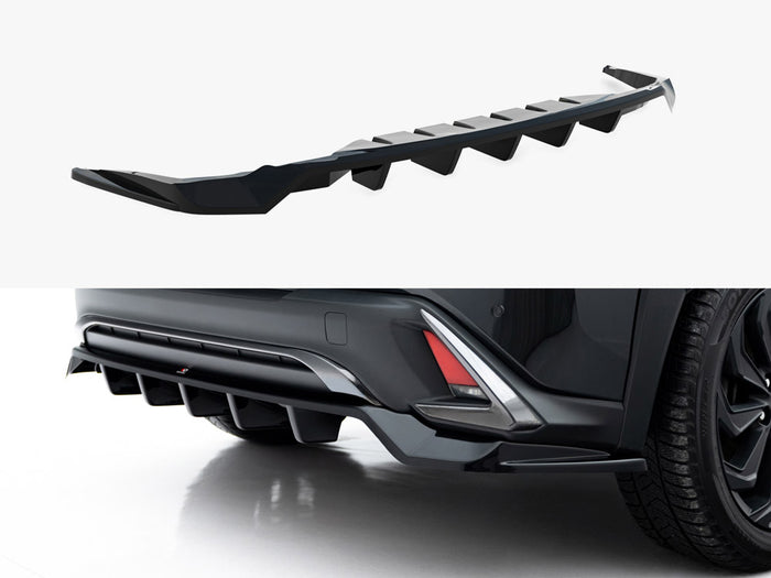 Lexus UX F-Sport Mk1 Rear Splitter (Vertical Bars) - Maxton Design