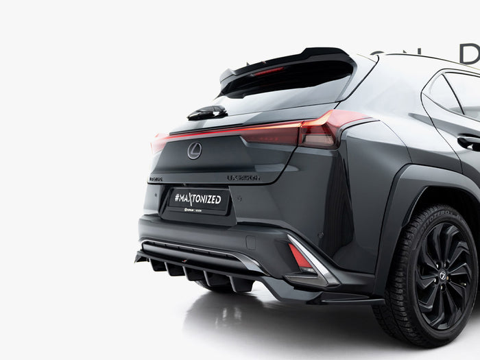 Lexus UX F-Sport Mk1 Rear Splitter (Vertical Bars) - Maxton Design