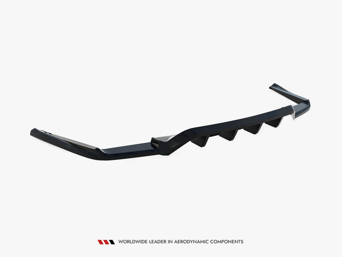 Maserati Ghibli Modena Mk3 Facelift Rear Splitter (Vertical Bars) - Maxton Design