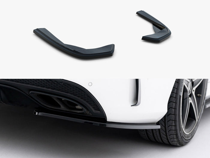 Rear Side Splitters Mercedes-Benz C AMG-Line Sedan W205 - Maxton Design