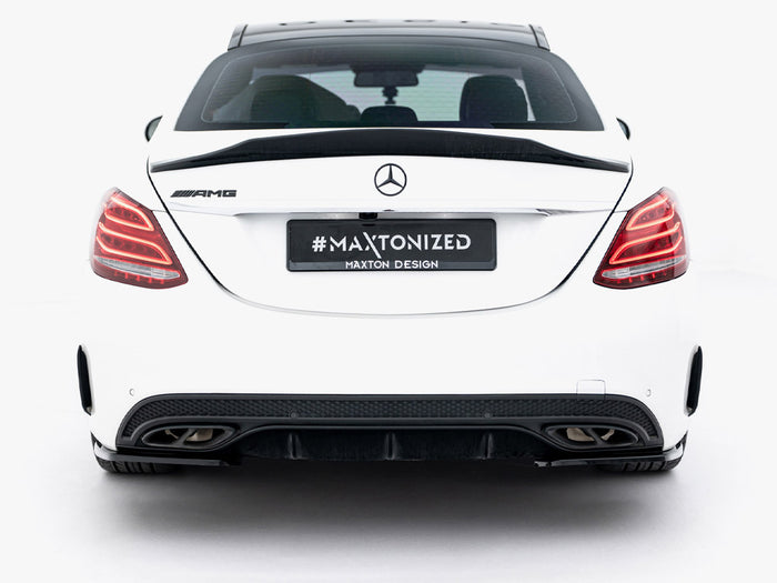 Rear Side Splitters Mercedes-Benz C AMG-Line Sedan W205 - Maxton Design