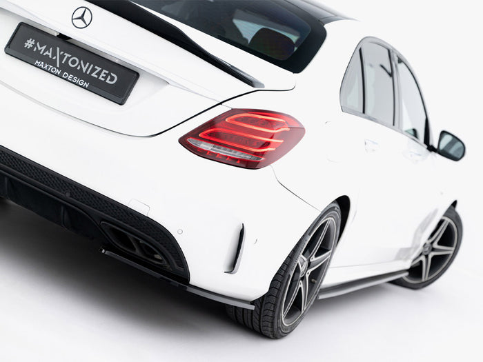 Rear Side Splitters Mercedes-Benz C AMG-Line Sedan W205 - Maxton Design
