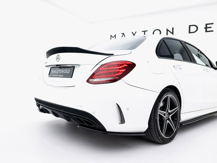 Rear Side Splitters Mercedes-Benz C AMG-Line Sedan W205 - Maxton Design
