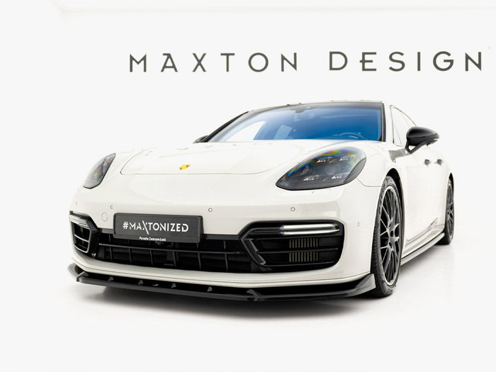 Maxton Design - Front Splitter Porsche Panamera GTS Sport Turismo 971 Facelift