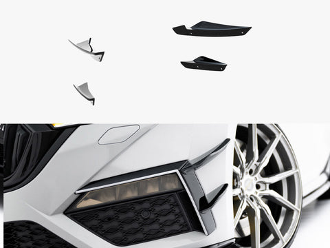 Maxton Design - Front Bumper Wings (Canards) Skoda Octavia RS Mk4