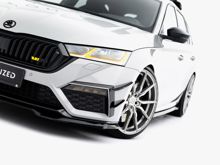 Maxton Design - Front Bumper Wings (Canards) Skoda Octavia RS Mk4