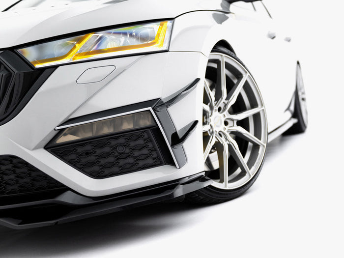 Maxton Design - Front Bumper Wings (Canards) Skoda Octavia RS Mk4