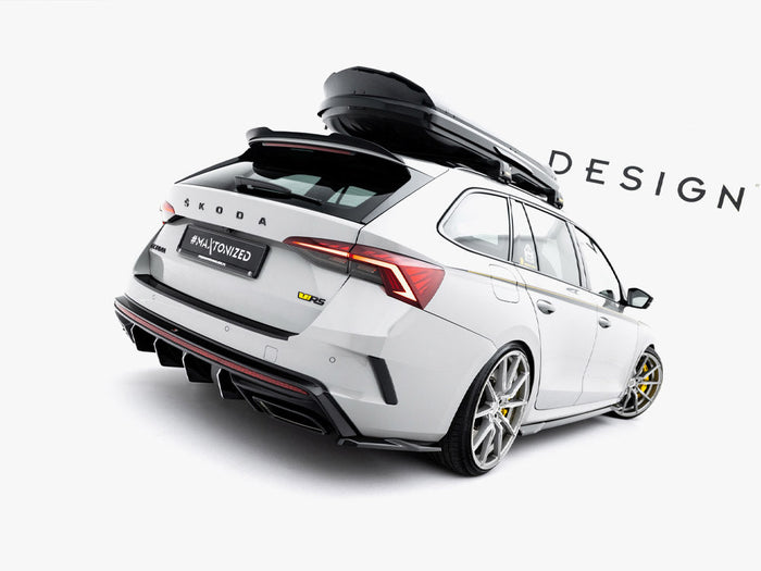 Maxton Design - Rear Side Splitters V.7 Skoda Octavia RS Liftback / Estate Mk4