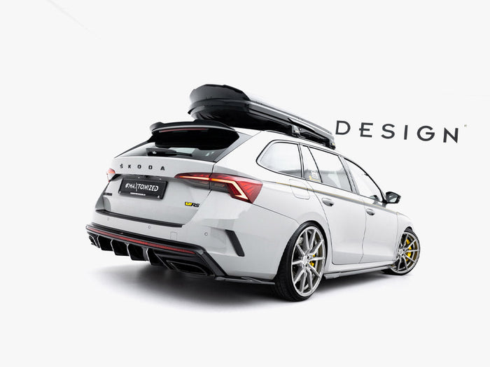 Maxton Design - Rear Side Splitters V.7 Skoda Octavia RS Liftback / Estate Mk4