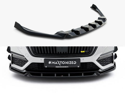 Front Splitter V.5 Skoda Octavia RS Mk4 - Maxton Design