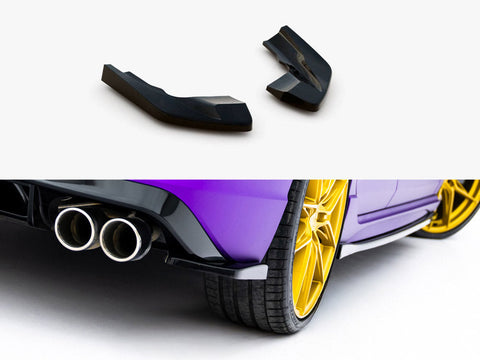 Maxton Design - Rear Side Splitters V.2 Volkswagen Golf R Mk8 Facelift