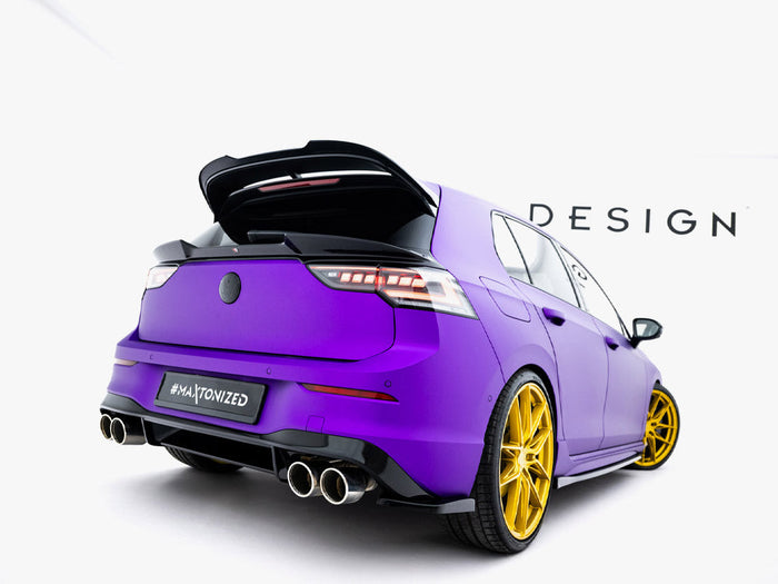 Maxton Design - Rear Side Splitters V.2 Volkswagen Golf R Mk8 Facelift
