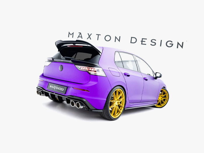 Maxton Design - Rear Side Splitters V.4 Volkswagen Golf R Mk8 Facelift