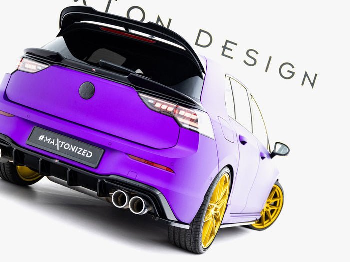 Maxton Design - Rear Side Splitters V.4 Volkswagen Golf R Mk8 Facelift