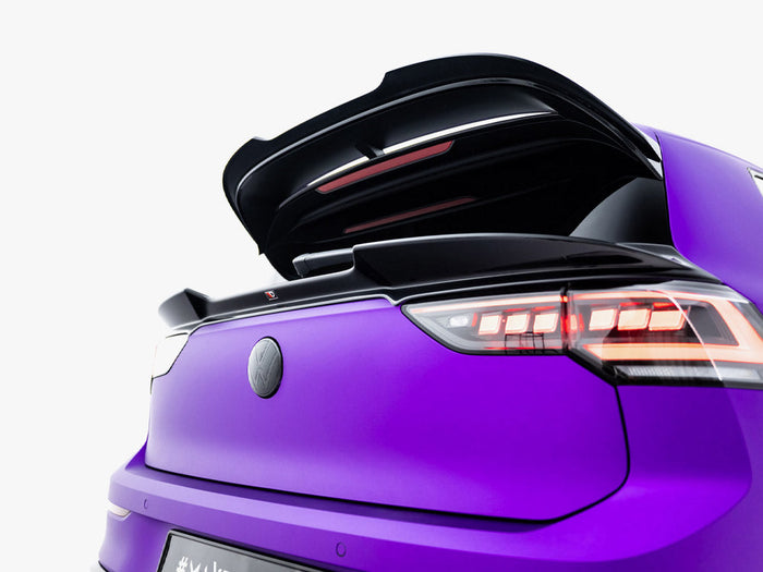 Maxton Design - Lower Spoiler CAP 3D Volkswagen Golf R Mk8 Facelift
