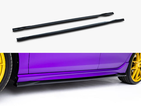 Volkswagen Golf R Mk8 / Mk8 Facelift Side Skirts Diffusers V.5 - Maxton Design