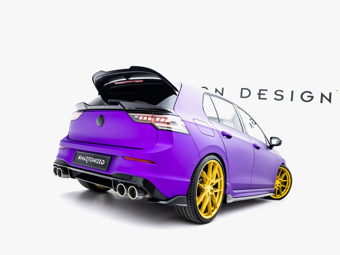 Volkswagen Golf R Mk8 / Mk8 Facelift Rear Side Splitters V.7 - Maxton Design