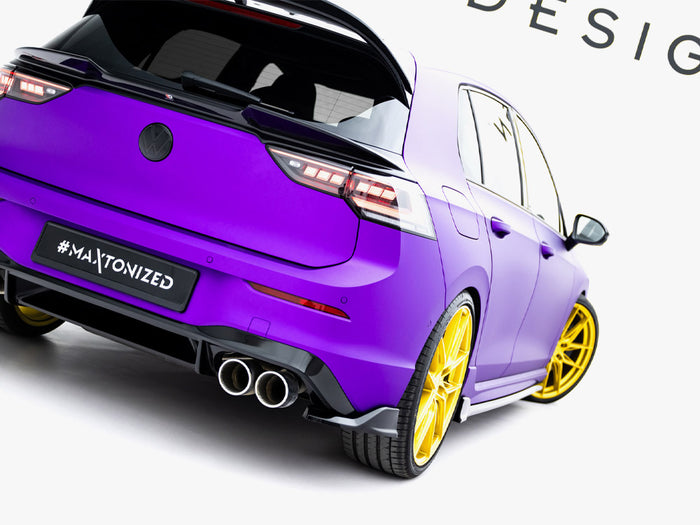 Volkswagen Golf R Mk8 / Mk8 Facelift Rear Side Splitters V.7 - Maxton Design