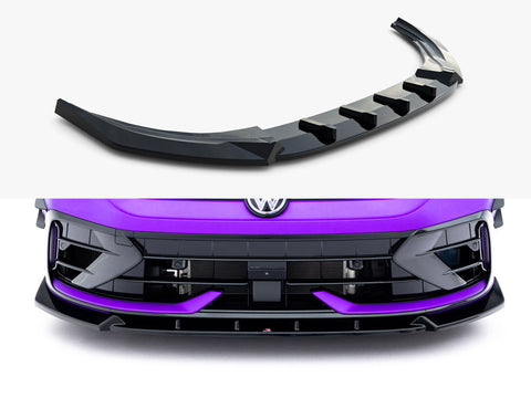 Volkswagen Golf R Mk8 Facelift Front Splitter V.3 - Maxton Design
