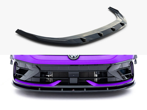 Volkswagen Golf R Mk8 Facelift Front Splitter V.2 - Maxton Design