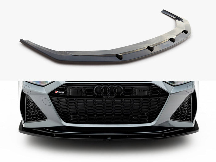 Maxton Design - FRONT SPLITTER V2 AUDI RS6 C8 / C8 Facelift