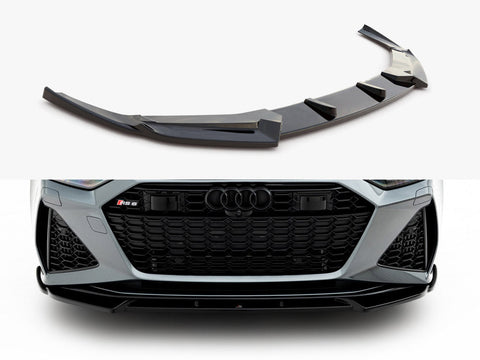 Maxton Design - FRONT SPLITTER V1 AUDI RS6 C8 / C8 Facelift
