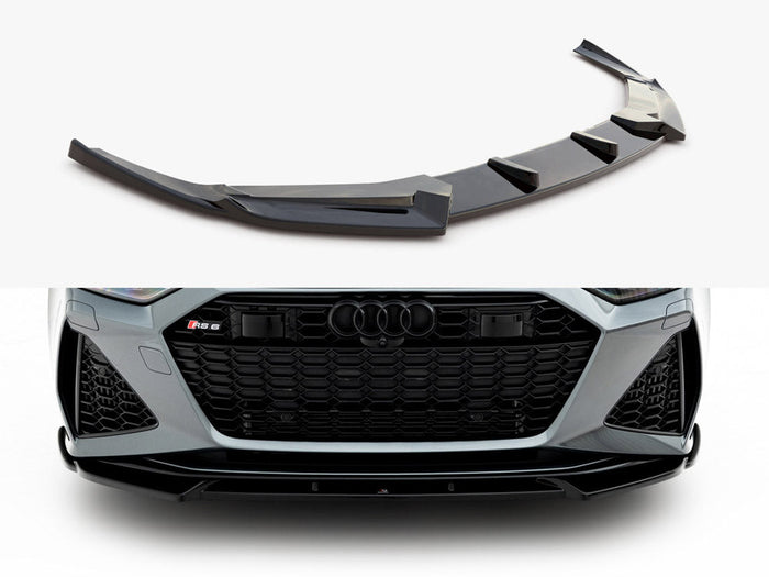 Maxton Design - FRONT SPLITTER V1 AUDI RS6 C8 / C8 Facelift